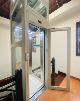 THANG MÁY LỒNG KÍNH THIẾT KẾ SIZE NHỎ