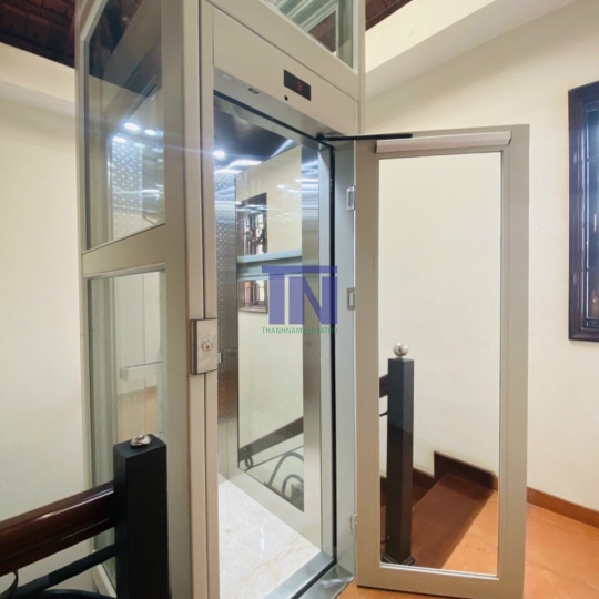 THANG MÁY LỒNG KÍNH THIẾT KẾ SIZE NHỎ