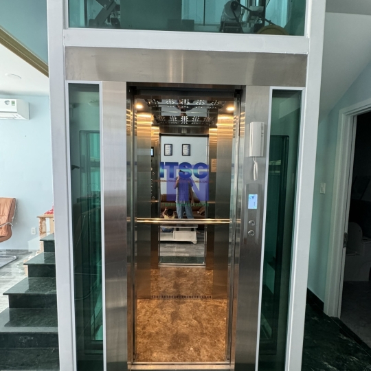 Thang máy gia đình thi công thiết kế đẹp tại quận 10